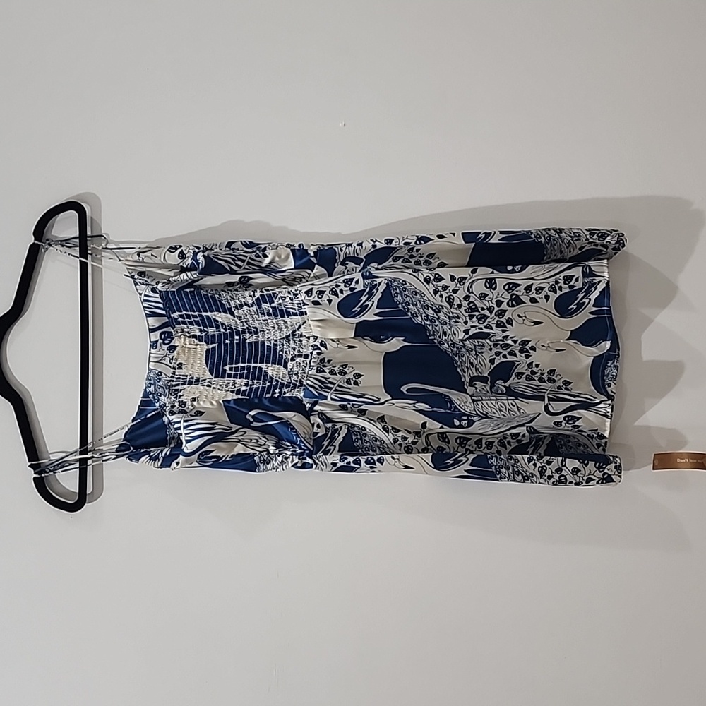 Reformation Encino Avian Silk Dress - Picture 9 of 12